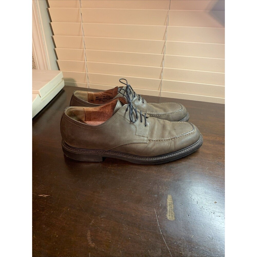 Men's Johnson & Murphy Shoes Size 11 Brown Suede Lace Up